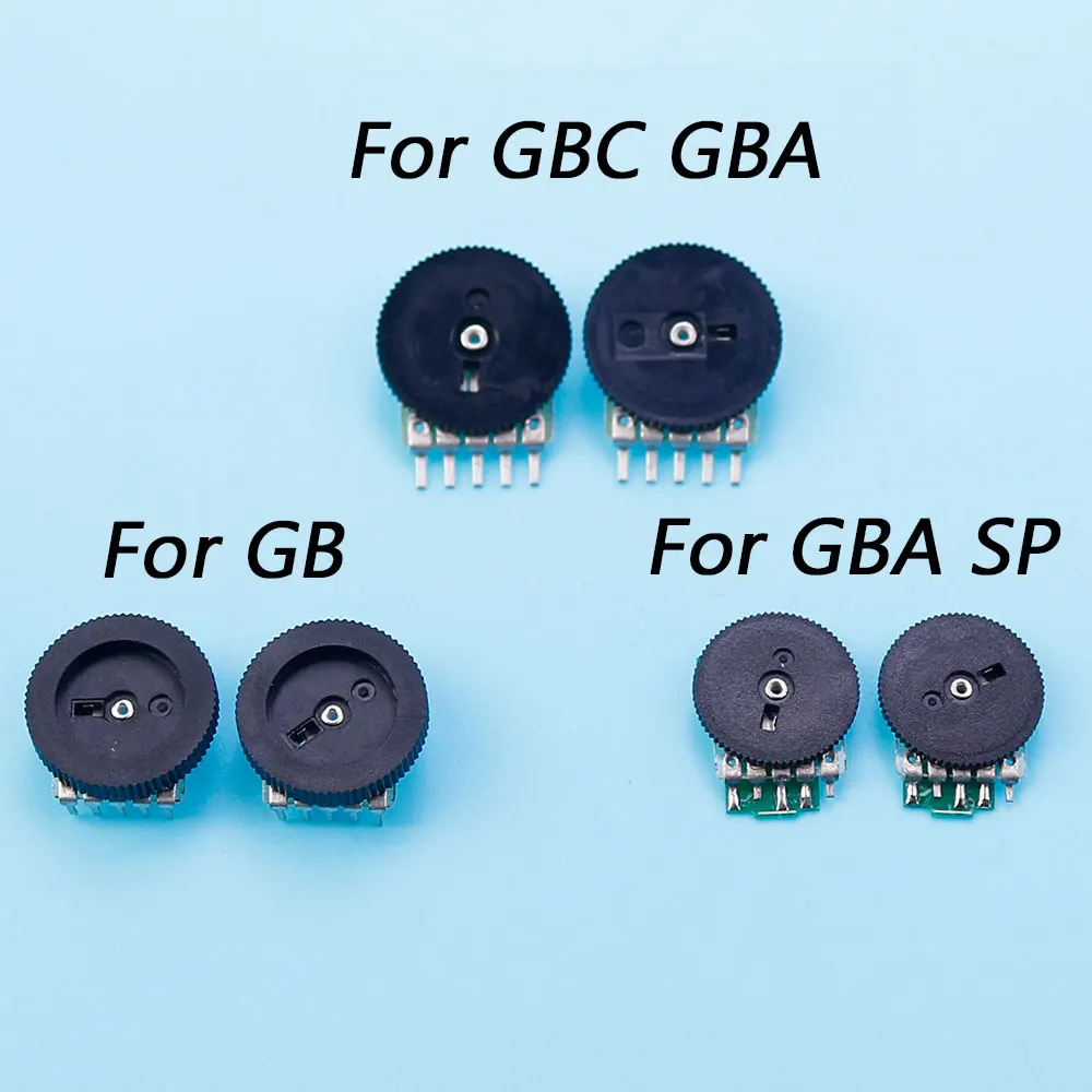 2 Stück Lautstärkeregler für GB GBA GBC GBA SP Motherboard Lautstärke-Potentiometer Schalterplatine Ersatzzubehör – Detail 2