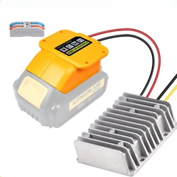 디월트 리튬 이온 배터리용 DIY 파워 휠 벅 부스트, 480W DC 18V to DC 12V 스텝 다운 전압 조정기, 40A 컨버터, 18V 20V