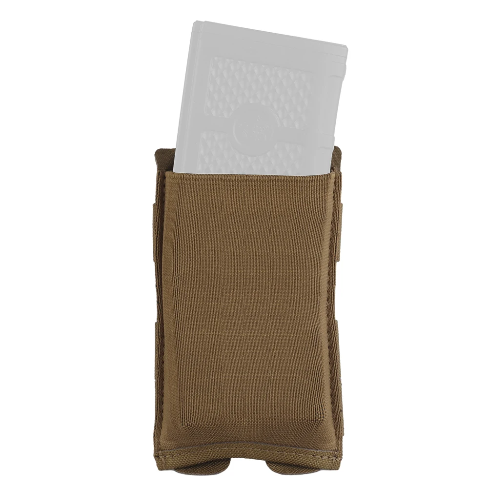 NONE 5,56/7,62 Magazintasche Taktische Molle Mag Pouch Einzel Doppel Triple Magazin Aufbewahrungstasche Jagd Elastische Box für Airsoft Weste 7
