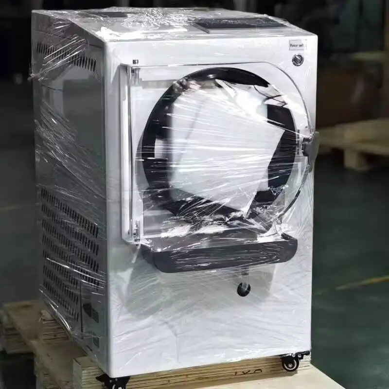 معدات تجفيف الفراغ للمختبر الصغير، مجفف تجميد الطعام المنزلي