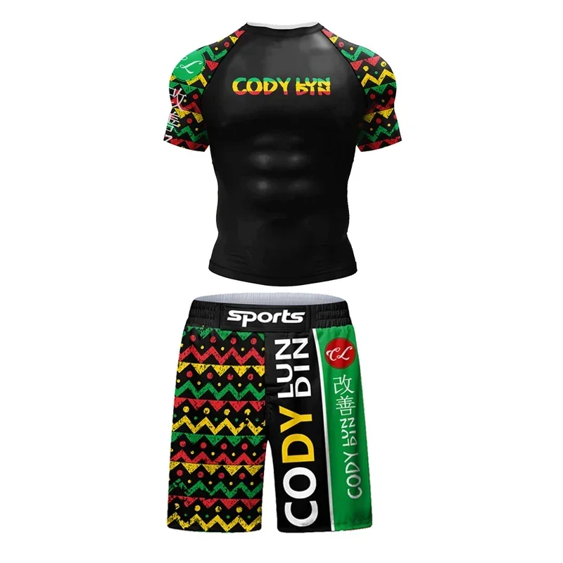 Ropa deportiva para hombre, ropa deportiva para gimnasio, MMA, Muay Thai, Jiu Jitsu, conjunto de boxeo, chándal, entrenamiento deportivo, culturismo, entrenamiento, Rashguard