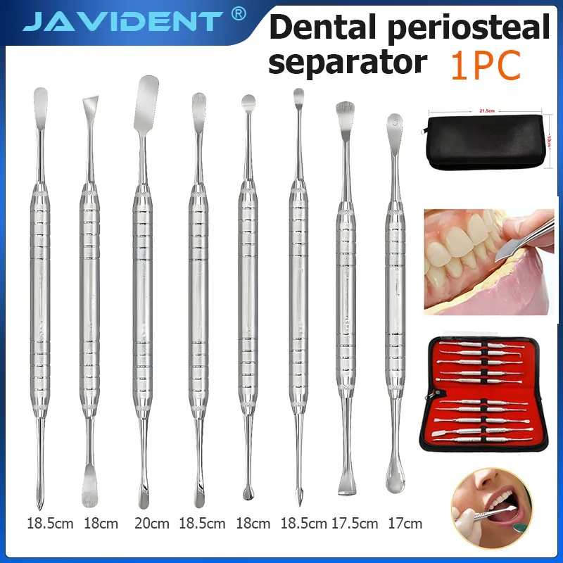 10pcs/set JAVIDENT Double Ends Dental Implant Periosteal Elevator Tool for Retracting Separator Dental Surgical Supplies