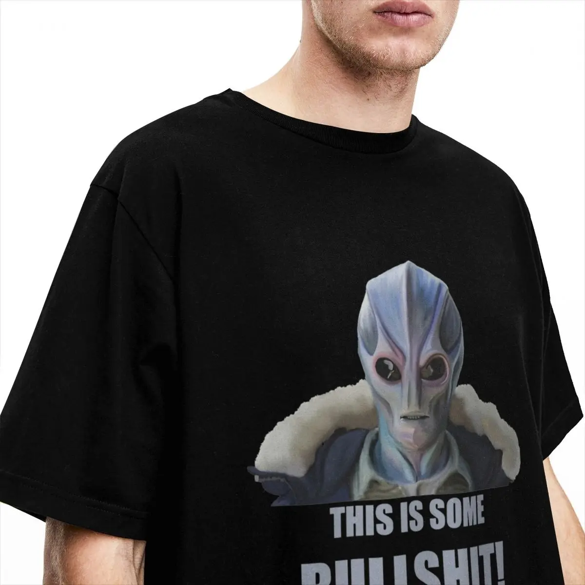 This Is Some Bullshit Merch T-Shirt Men Women Resident Alien Movie Vintage Pure Cotton T Shirt O Neck Short Sleeve Gift Clothing