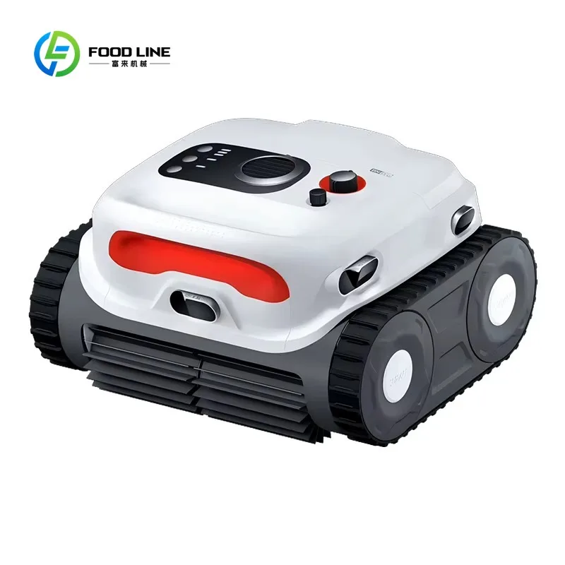 Intelligent Automatic Swimming Pool Robot Vacuum Cleaner with Smart Navigation and Powerful Suction for Deep Pool Cleaning