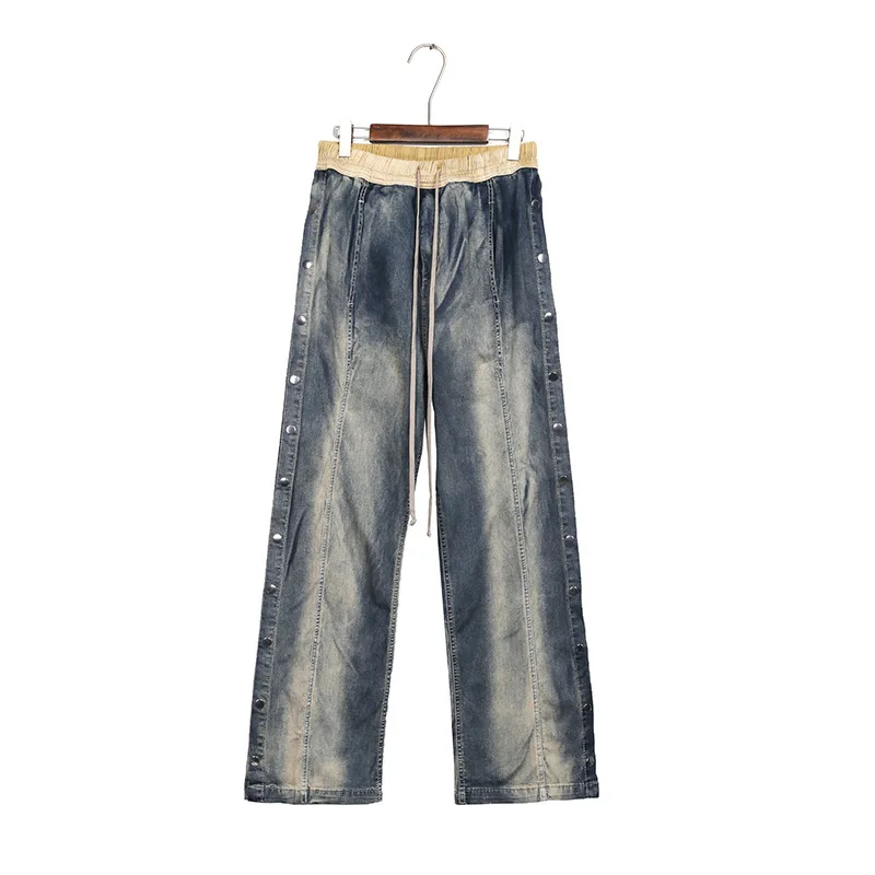 

High Street Fashion Washed Jeans Men Women Comfortable Pants Cargo Pants for Men Men's Clothing Y2k