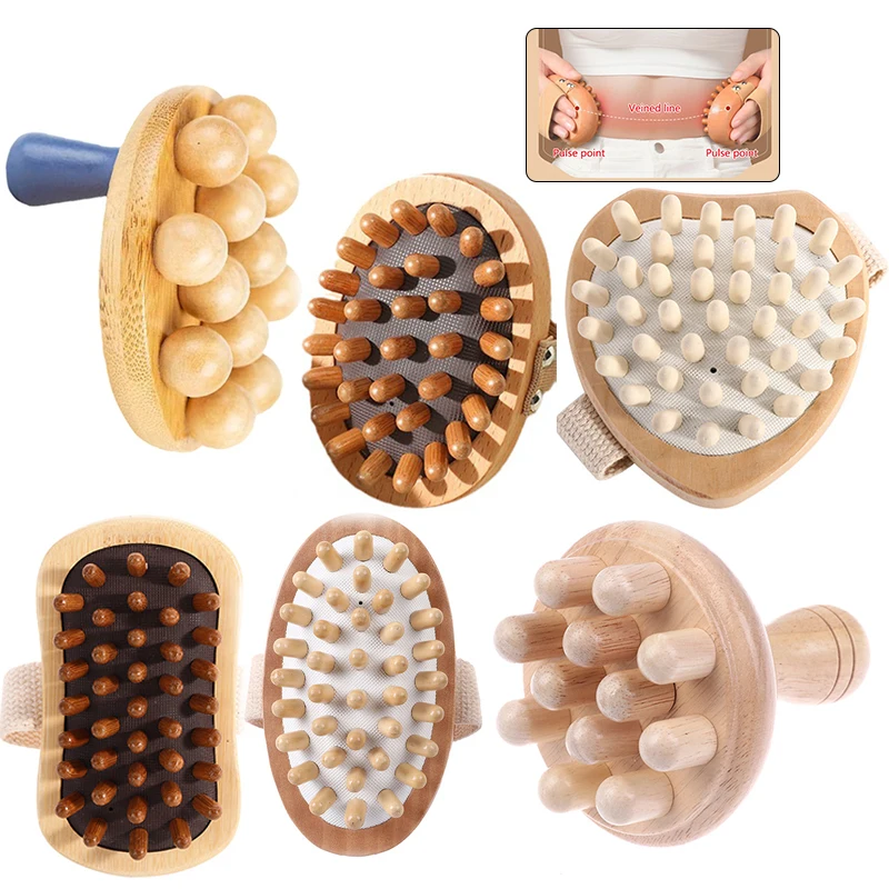 

1Pcs Wooden Mushroom Massager Wood Therapy Massage Tool For Relief Muscle Tension Eliminate Local Fat, Full Body Massage Relax