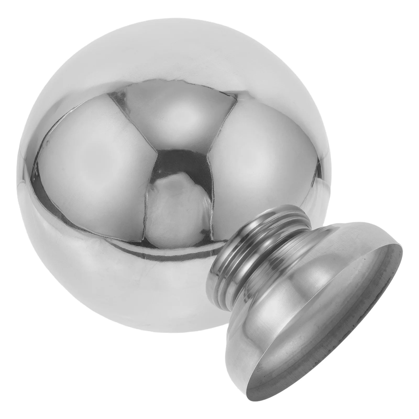 

Stainless Steel Hollow Garden Sphere With Stand Sphere Garden Globe Polished Mirror Ball Fence Ornament Decorative Outdoor