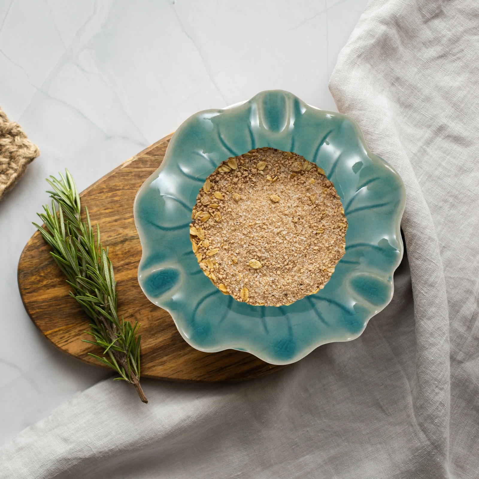 

Essential Oil Plate Ceramic Aroma Dish for Home Hotel Bathroom Decorative Blending Mixing Bowl Diffuser Container