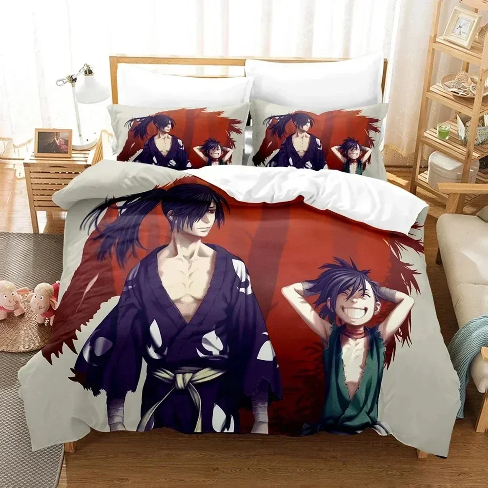

3D Print Anime Dororo Bedding Set Boys Girls Twin Queen Size Duvet Cover Pillowcase Bed Kids Adult Fashion Home Textile