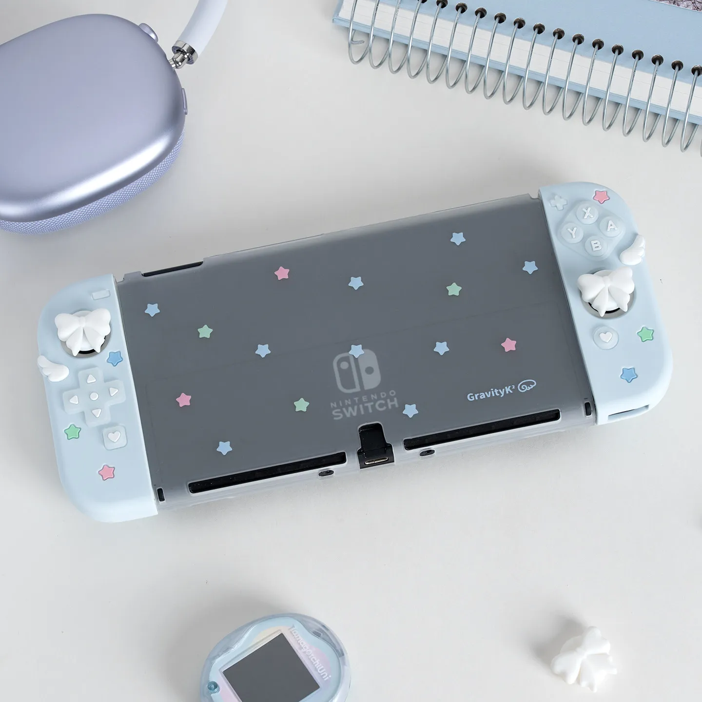 

Cute Ns2 Oled Protective Case Star Bow Wing For Nintendo Switch Switch Oled Ns Soft Silicone Joy Con Controller Cover