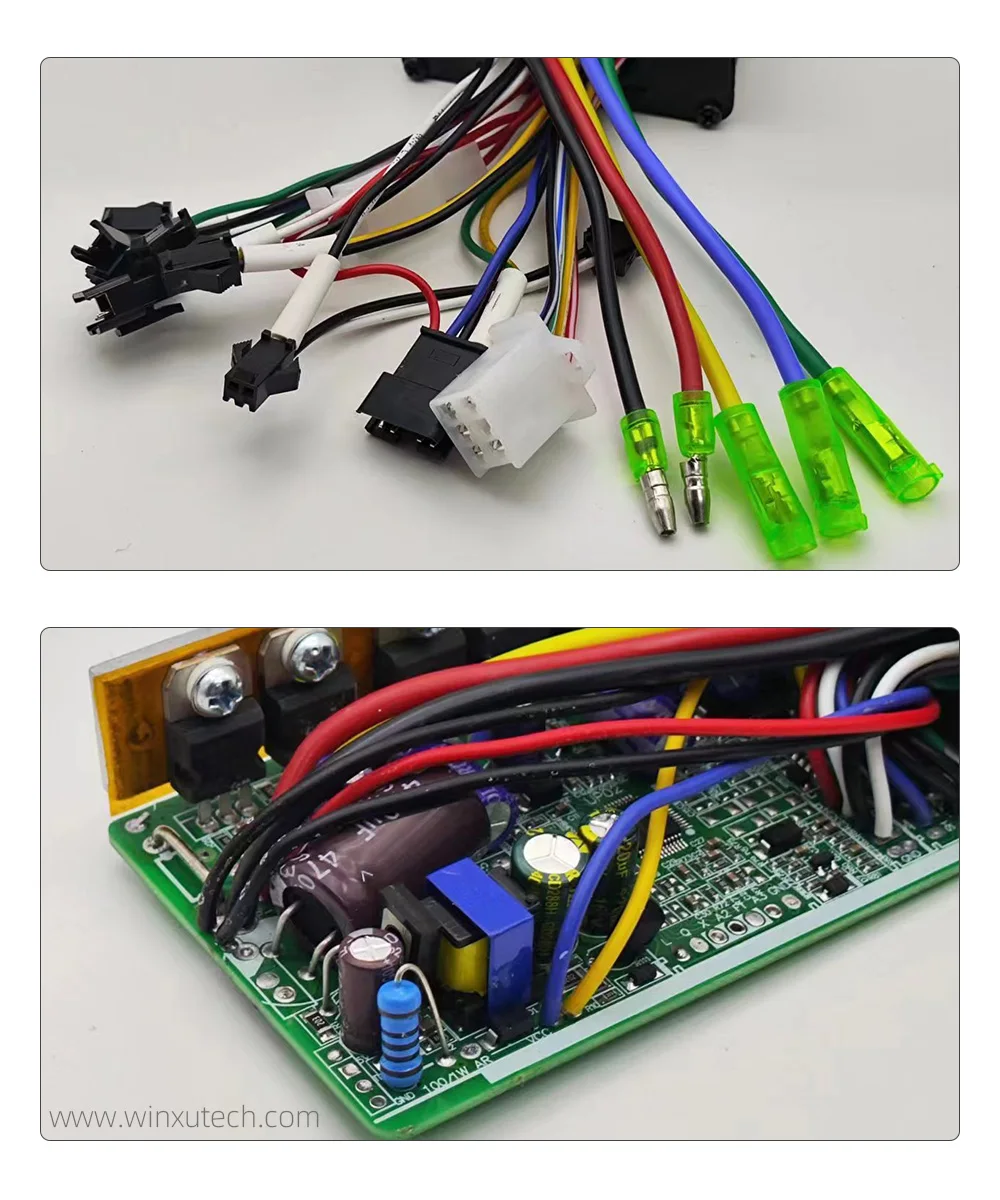 36V 48V 500W 25A FOC Sinuswelle Bürstenloser Motor Universal Controller TF-100 LCD-Farbdisplay-Set für Elektroroller Fahrrad – Detail 4