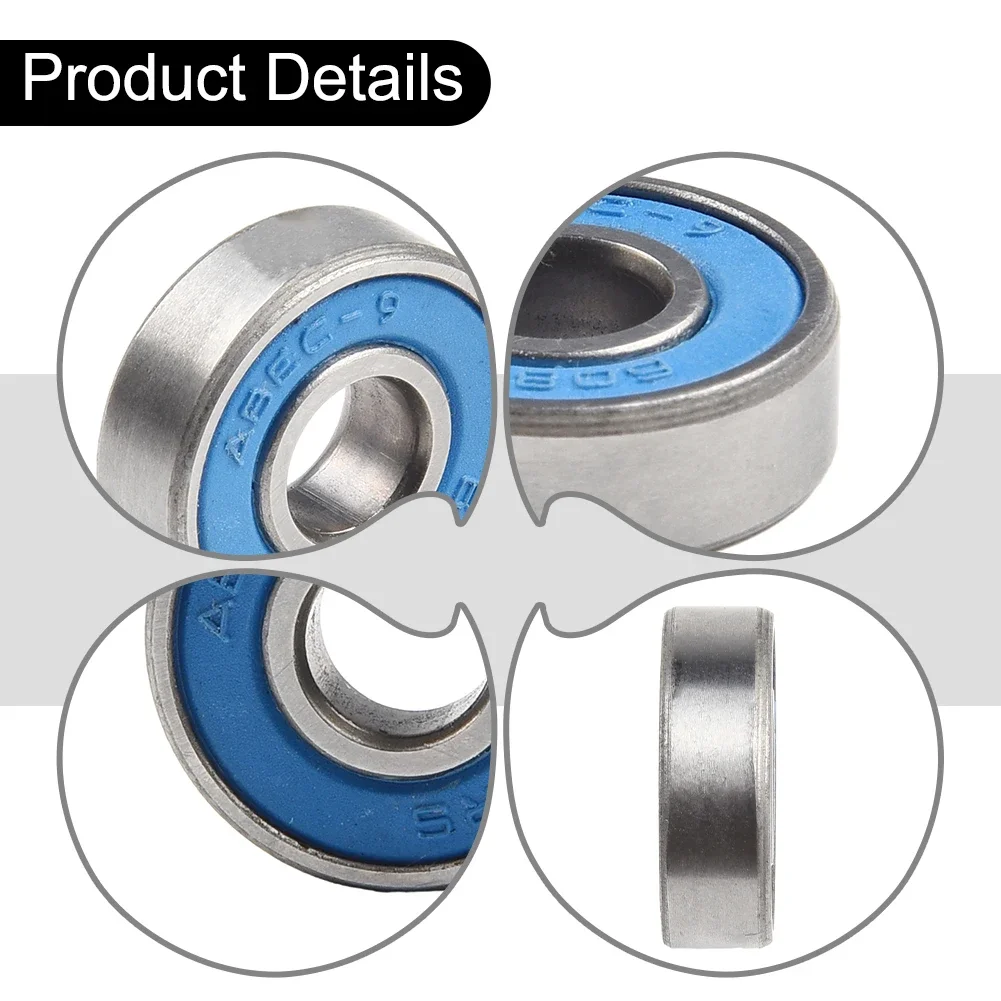 ABEC-7 608 2RS Skateboard Scooter Roller Steel Sealed Ball Bearings 8x22x7mm Anti Rust Full Balls Bearing Silent Accessories