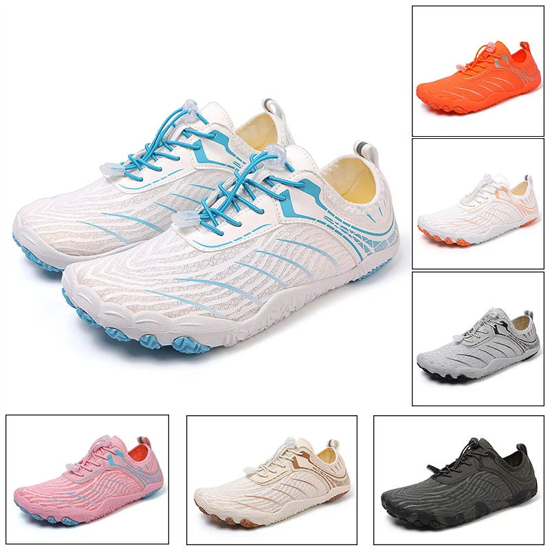 

2026 New Minimalist Barefoot Aqua Shoes Unisex Lightweight Breathable Zero Soles Wide Toe Beach Swimming Shoe Men's Running Shoe