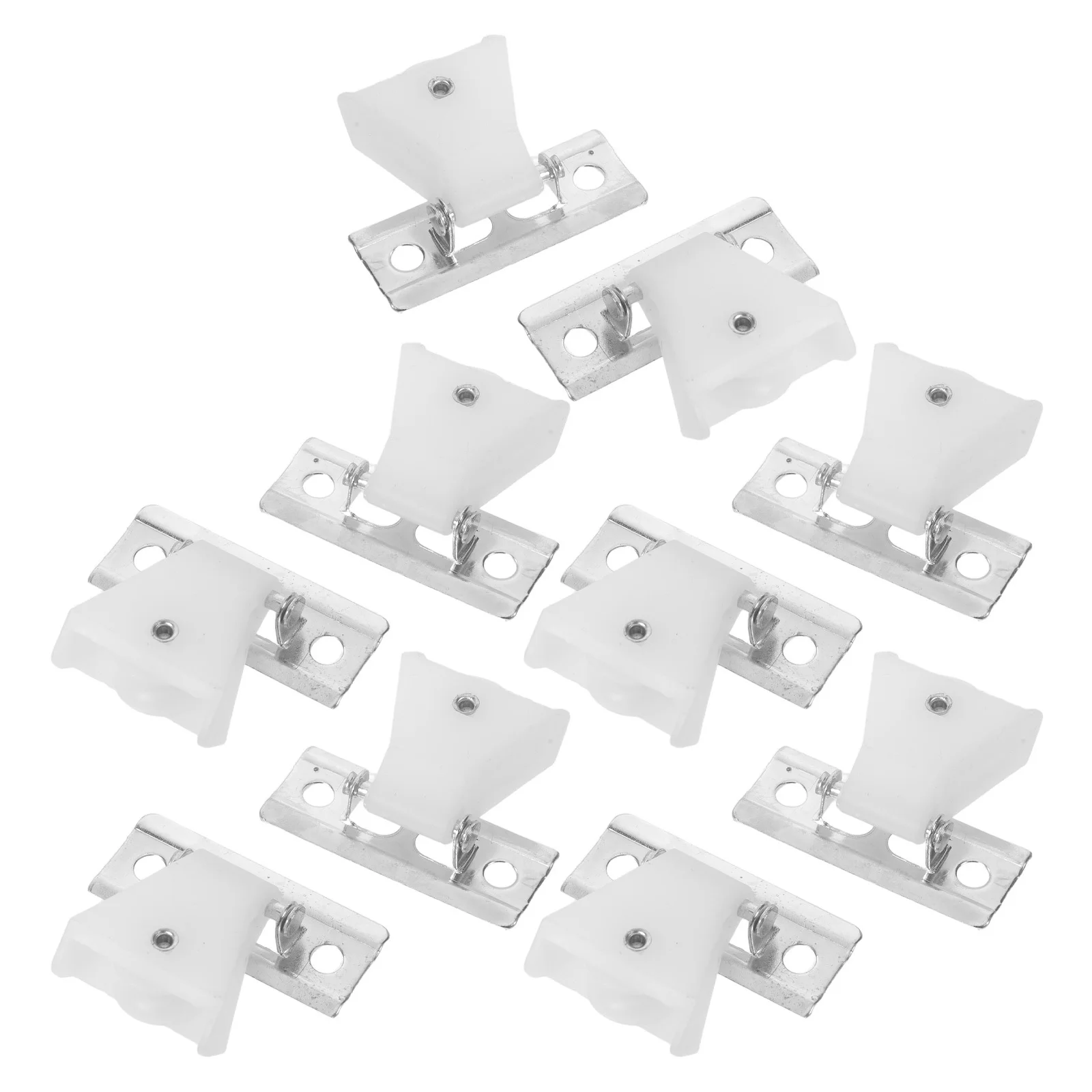 

10Pcs Roman Blind Cord Lock Pulleys White Plastic Window Shade Pulley Replacement for Smooth Silent Operation Shade Cord Guide