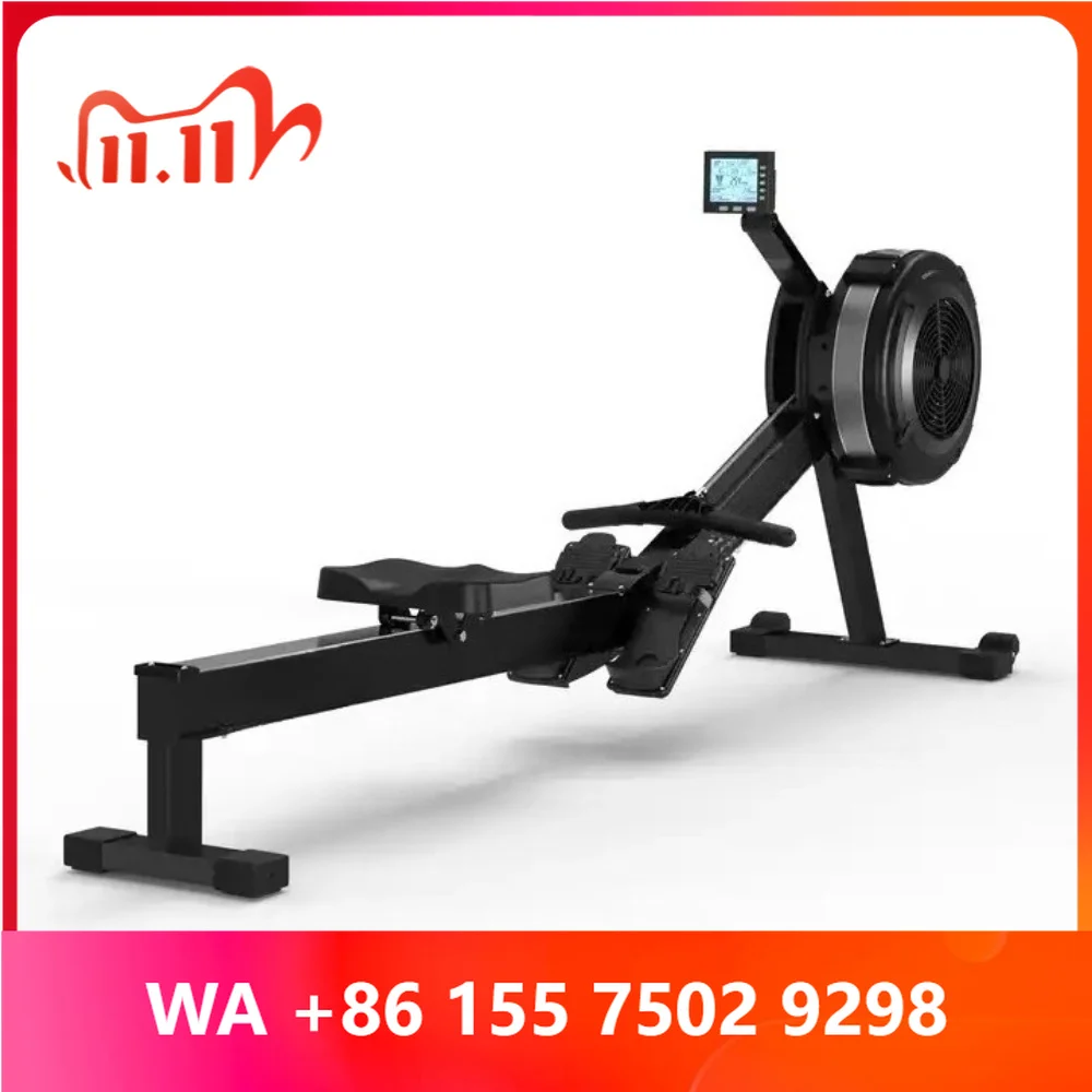 Air Rowing hine with , Horizontal Skiing Fitness Trainer, High Quality Indoor Gym io Equipment