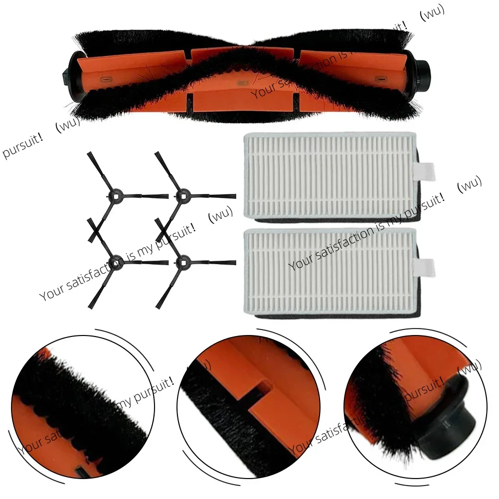 Main Side Brush Filter Kit For Mova M1 / For Trouver M1 Robot Vacuum Home Appliance Parts Replacement Accesoories