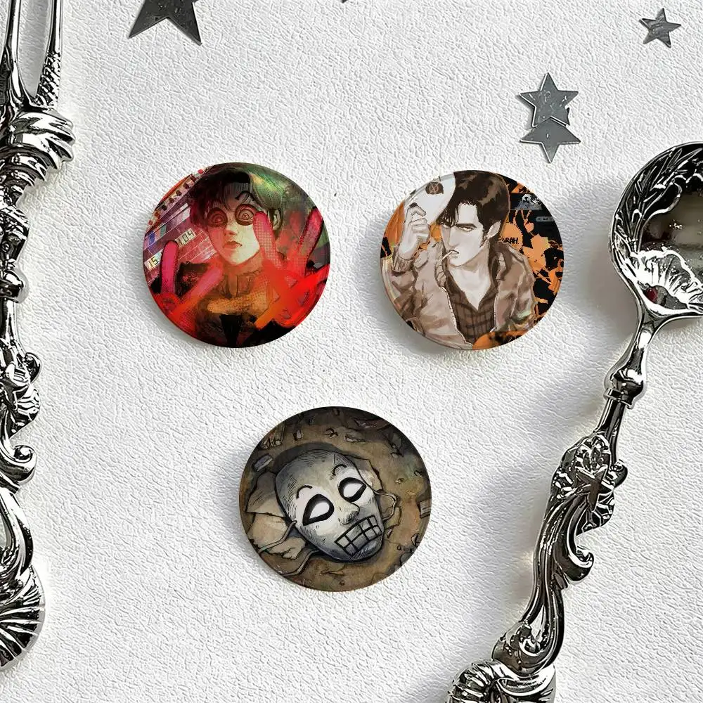 HOT Marble Hornets   Handmade Brooch Cartoon Cosplay Badge On Backpack Jewelry Accessories Gifts