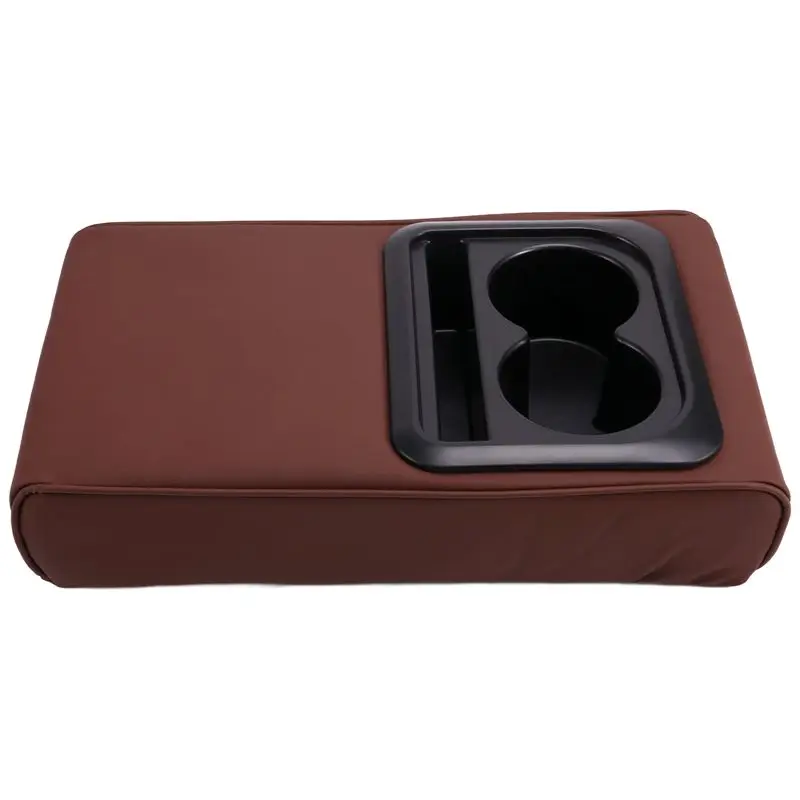 

Car Armrest Box Pad,Anti-Fatigue Elbow Support Pad Universal Central Armrest Pad With Rear Seat Cup Holder Storage-A74F