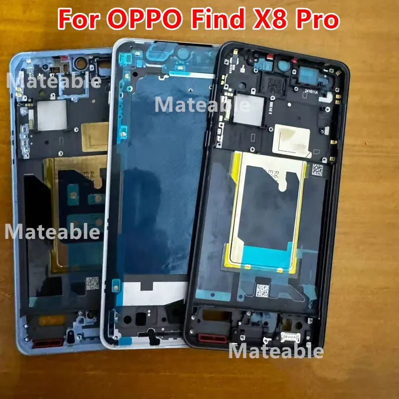 X8Pro Middle Frame For OPPO Find X8 Pro Housing Board LCD Faceplate Bezel Replace Repair Phone Spare Parts CPH2659 PKC110 PKC130