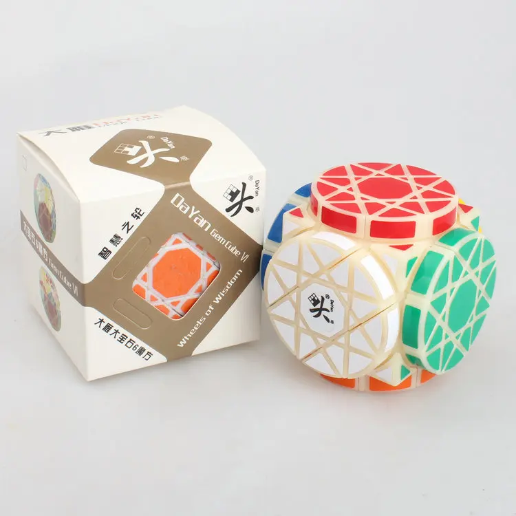DAYAN roue de sagesse Cube magique Machine à temps article à collectionner Cube haute difficulté Cube de forme irrégulière jouet éducatif cadeau