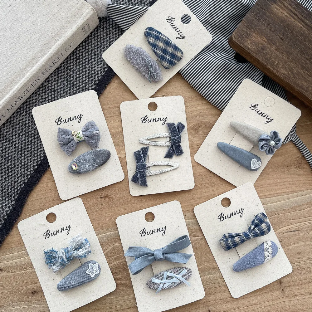 

Новая осенняя заколка для волос с синим бантом BB, детская заколка с челкой, боковой зажим, заколки, головные уборы, детская заколка для волос, аксессуары для волос для маленьких девочек, 2 шт.