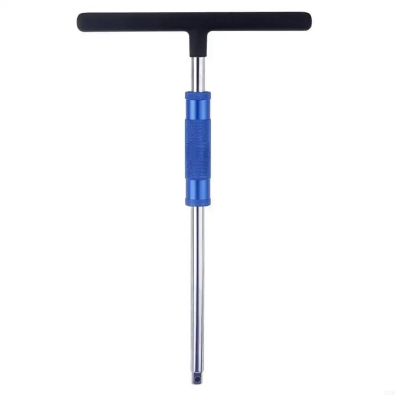

T Bar Socket Wrench Set with Comfortable Grip with 1/4 to 3/8Inch Adapter for Home Auto Repair Tool and Professional Use