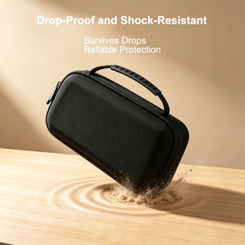 Hard Carrying Case for Insta360 X6 1 to 1 Mold Shockproof Drop Proof Water Repellent Storage Bag with Foam Lining Fit Lens Cover