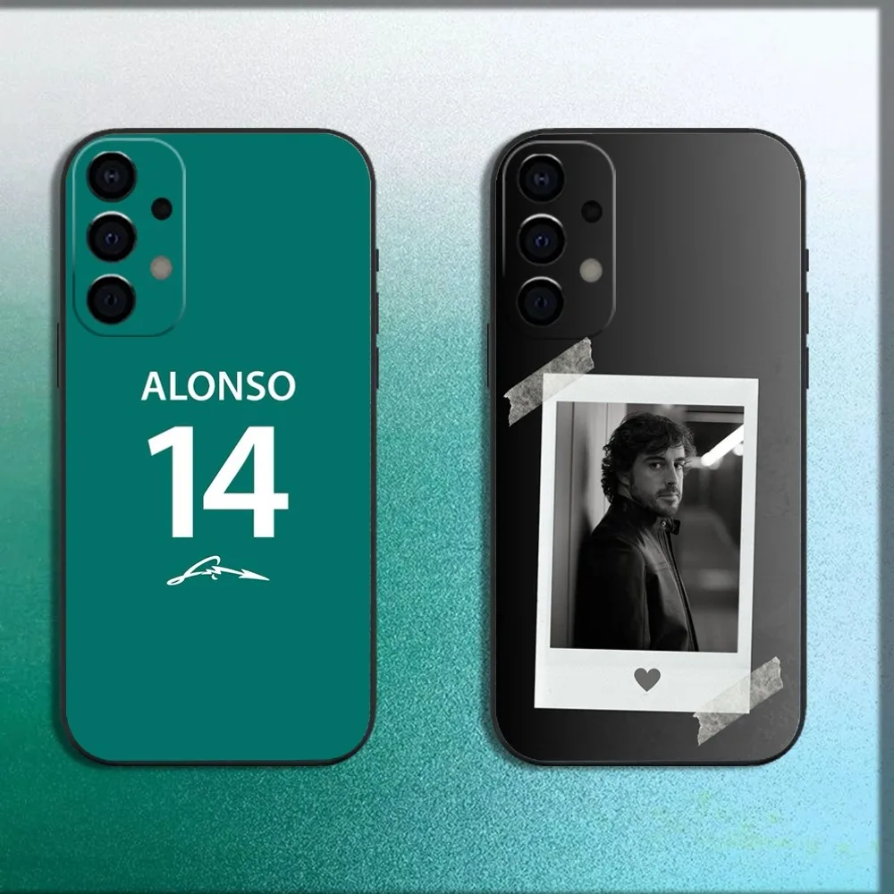 

Rider F-Fernando Alonso Phone Case For Samsung Galaxy A13,A21s,A22,A31,A32,A52,A53,A71,A80,A91 Soft Black Cover