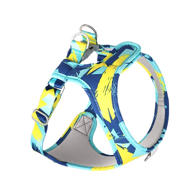 Adjustable Harness And Leash Set For Dogs And Cats Breathable Mesh_voghion.com