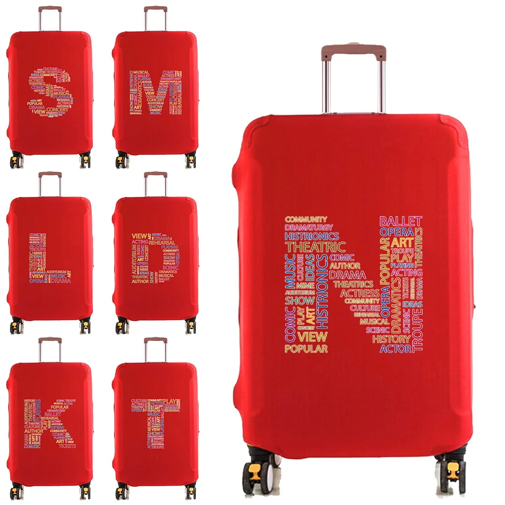 

Luggage Suitcase Cover Protector Elastic Dust Case18~28 Inch Protective Cover 2025 Travel Accessories text Letter pattern