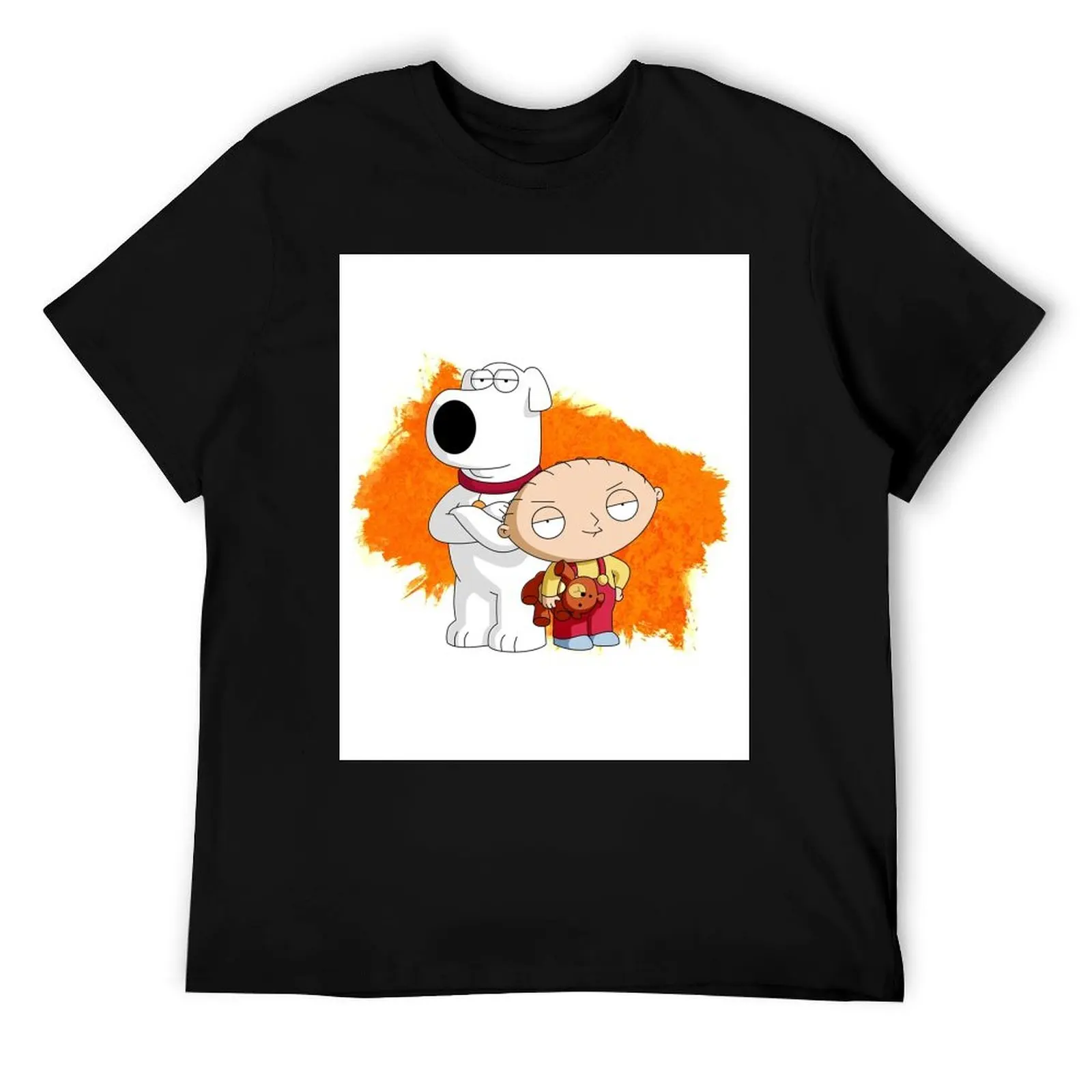 brian and stewie T-Shirt printed t shirts for man man t shirts cotton man tshirt T-Shirt