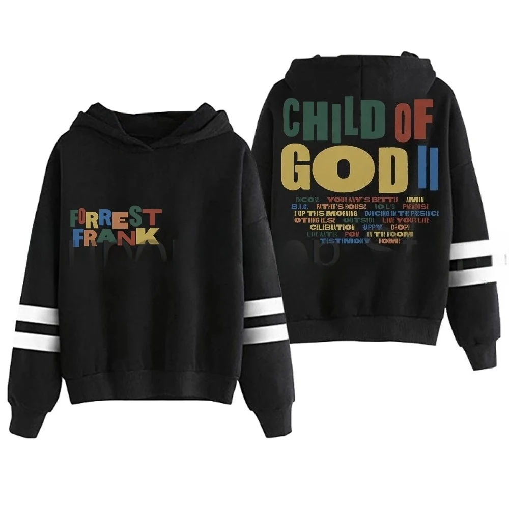 Rapper Forrest Frank Child of God II Funny Hoodie Hip Hop Graphic Sweatshirt Streetwear Harajuku Tracksuit Oversized Clothes