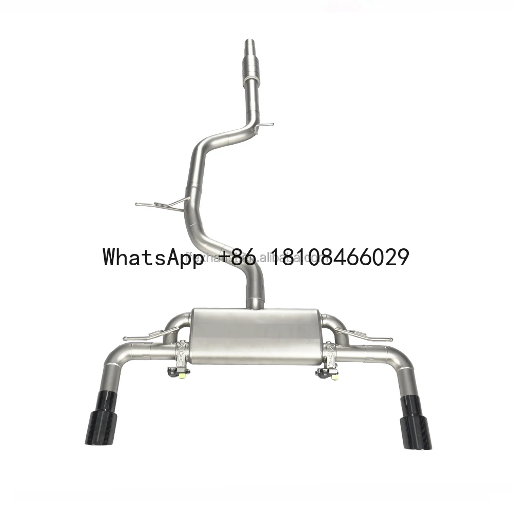 

High Performance Excellent Sound Factory Price Exhaust Muffler Catback System with Valves for Volkswagen Mk8 gti