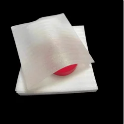 500pcs  8x10cm  White PEP Packaging Bags Pearl Cotton Padded Ship Pouches Shockproof Package Material Polyethylene Foamed Bags