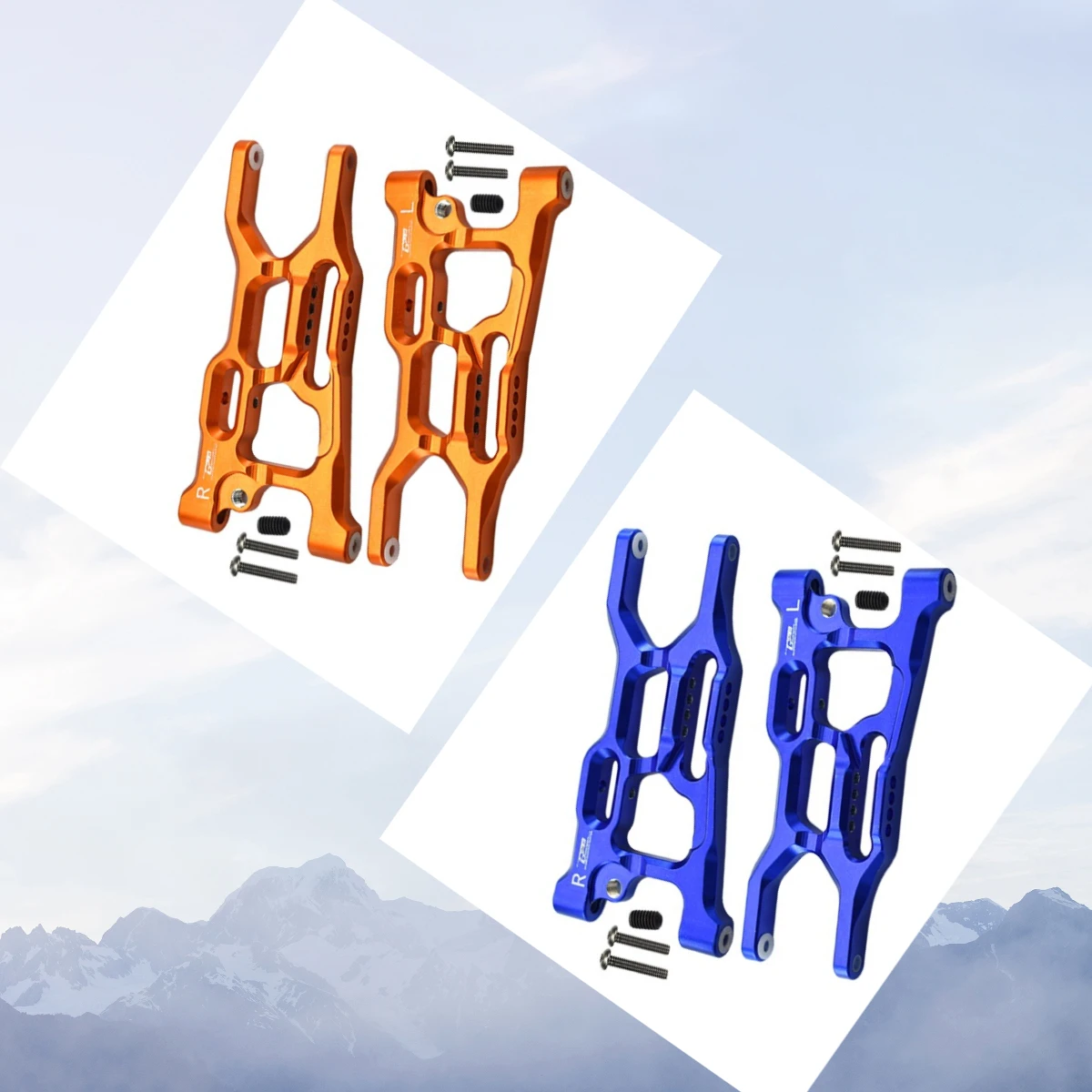 GPM LOSI 1/10 Lasernut Tenacity Ultra 4 Rock Los03028 para brazos inferiores traseros de aluminio