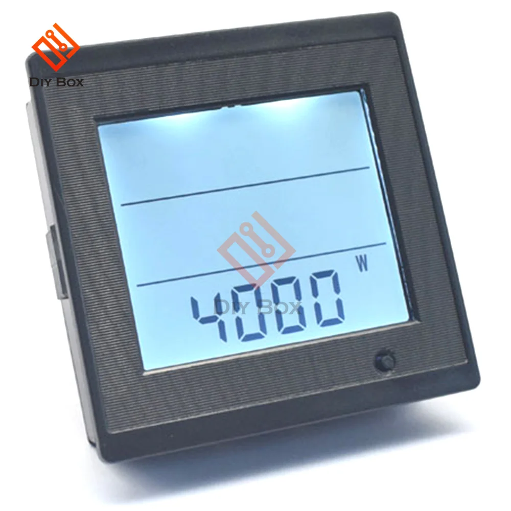 6-200V LCD Digital Display DC Voltage And Current Meter 20A Power Consumption Impedance Multi-Function Meter Tester Tools