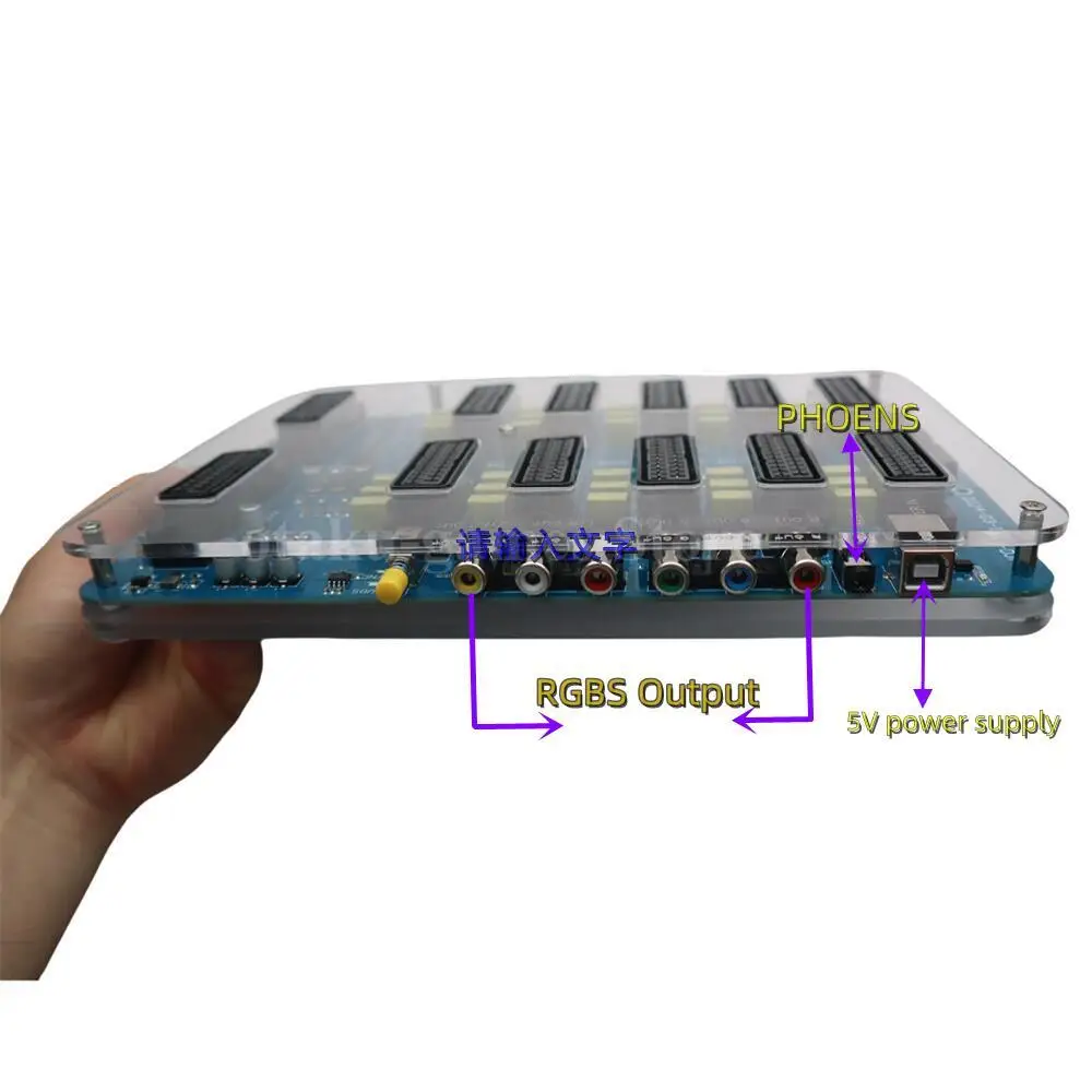 New 10 Input 3 Output Automatic switcher 10 way in SCART ( EUR ) and 3 way out ( 2*SCART European output + 1 RGBS RCA output)