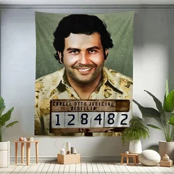 Narcos TV Series Pablo Escobar DIY Wall Tapestry Hippie Flower Wall Carpets Dorm Decor Wall Art Decor