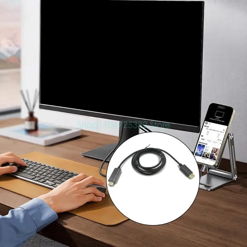 

DisplayPort to HDTV Adapter Cable 1.8m for Home Entertainment and Office
