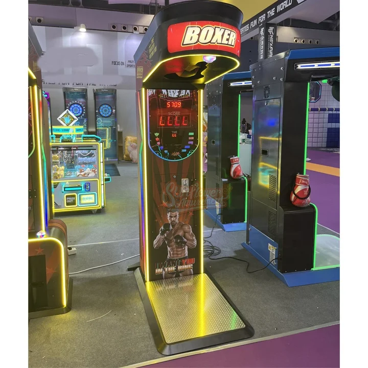 Amusement Game Machine Ticket Redemption Arcade Games Boxing Punch Measure Machine Punch Boxing Machine