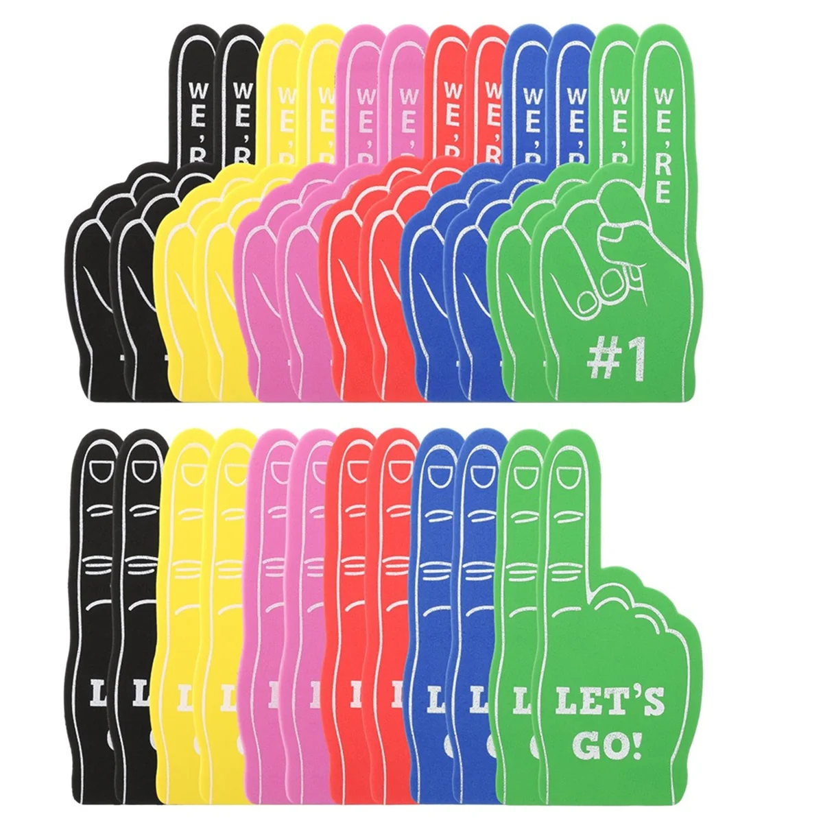 إصبع رياضي صغير من الرغوة ، عصي أحداث رياضية لكرة السلة وكرة القدم ، ألعاب الرقص ، لوازم الحفلات #1