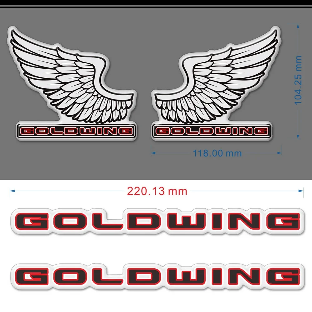 

Stickers Gold Wing For Honda Goldwing GL1800 1100 1200 1500 Tour F6B GL 1800 Cover Emblem Fairing Symbol 2017 2018 2019 2020