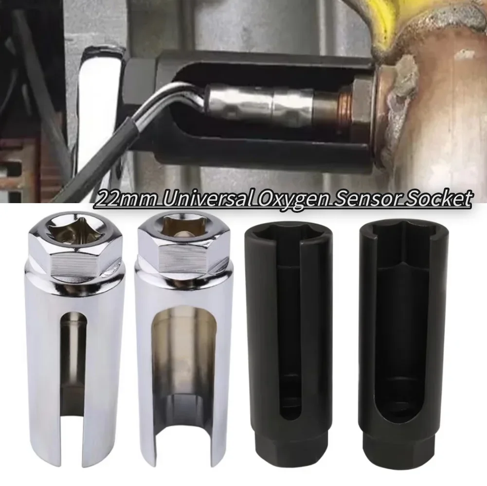 

Универсальная розетка для датчика кислорода 22 мм с боковым вырезом, инструмент для разборки датчика кислорода, втулка датчика кислорода, автомобильные аксессуары