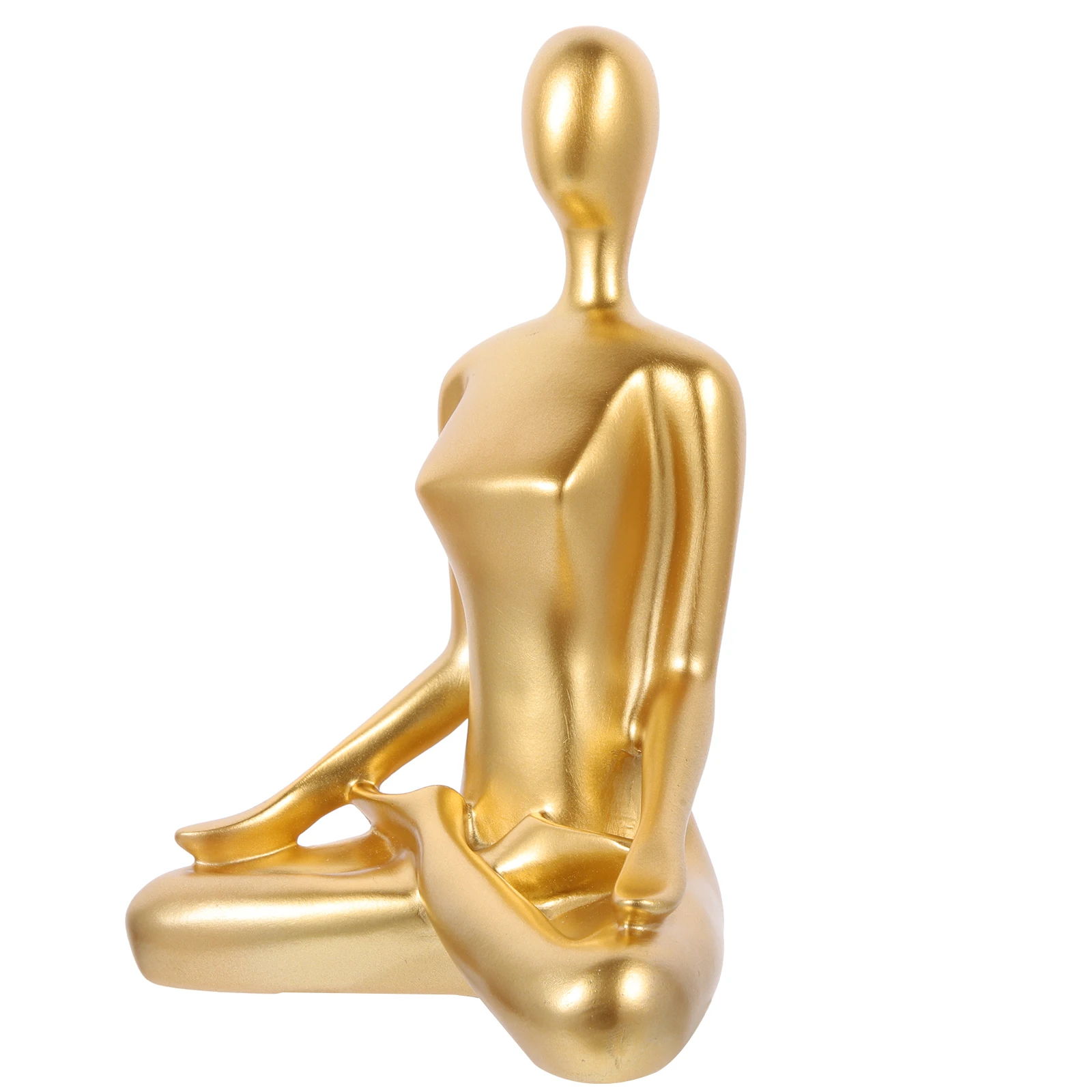 

Abstract Yoga Sculpture Handmade Craft Delicate Surface Treatment Special Texture Feeling Home Office Table Decoration Yoga