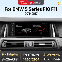 Junsun Wireless CarPlay Android Auto Car Radio Multimedia For BMW 5 Series F10 F11 2011-2017 CIC NBT 4G Audio Head Unit Stereo
