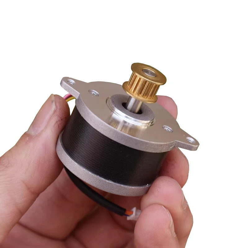 

0.9 Degree Mini 36mm Round Stepper Motor 2-Phase 4-Wire Stepping Motor Double Ball Bearing 5mm Shaft for 3D Printer CNC Robot