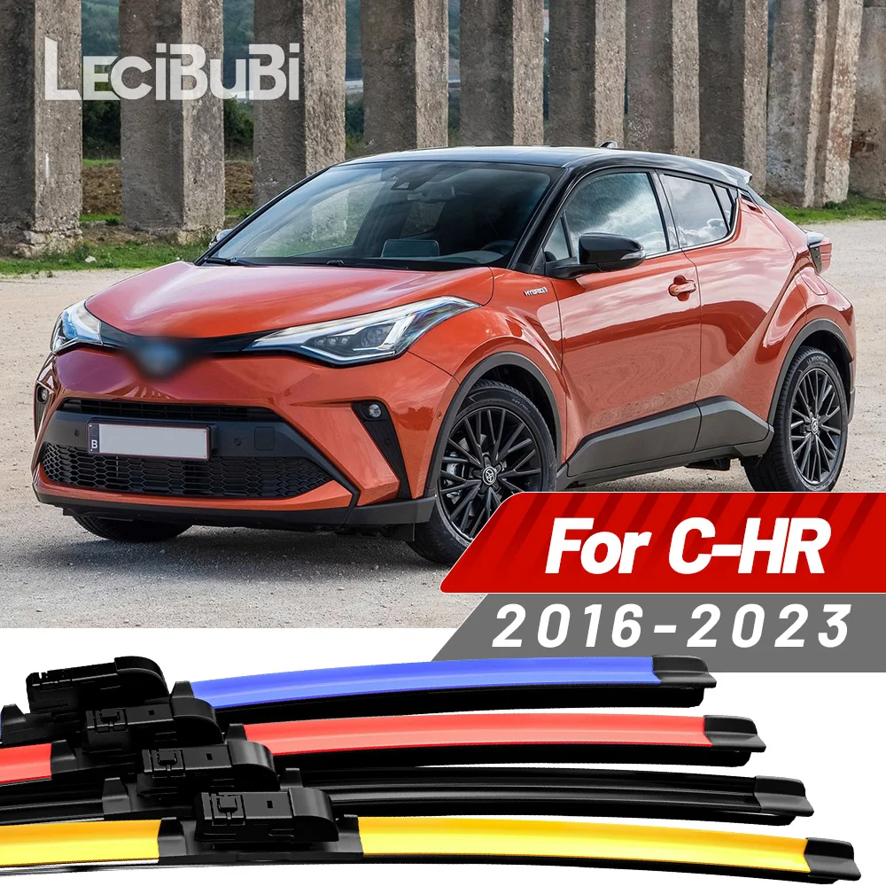 2 Stück für Toyota C-HR CHR 2016–2023 2017 2018 2019 2020 2021 2022 Frontscheibenwischerblätter Scheibenwischer