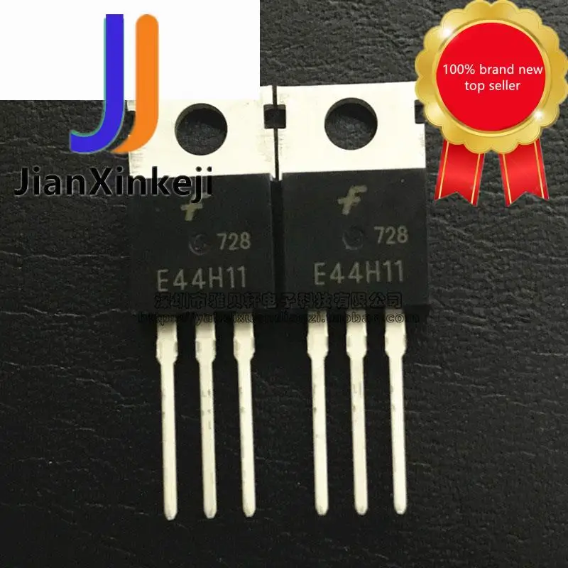 Tubo de alimentación KSE44H11 E44H11 NPN, enchufe recto a-220, 10 unidades, 100% original, 80V, 10A, transistor en stock