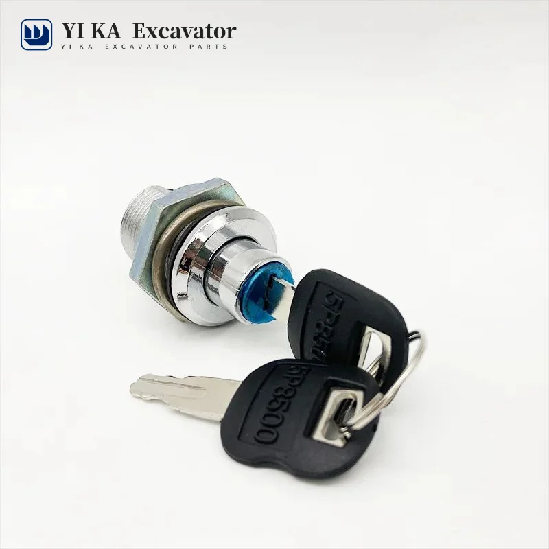 

HYUNDA R60-7 R60-9 excavator Toolbox lock Trunk lock External pull Lock block Lock core