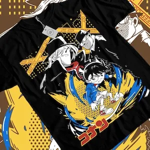 Detective Conan T-Shirt Detective Conan,Detective,Anime Tee,Case Closed